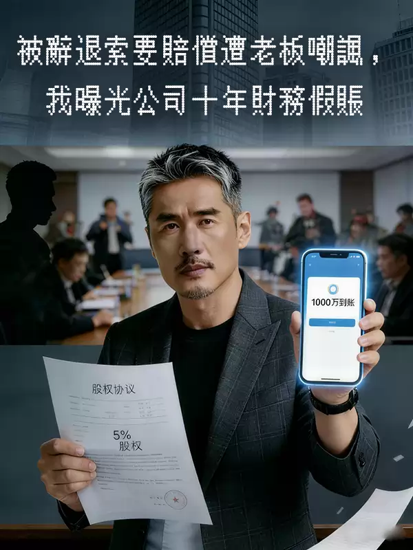 被辭退索要賠償遭老板嘲諷，我曝光公司十年財務假賬
