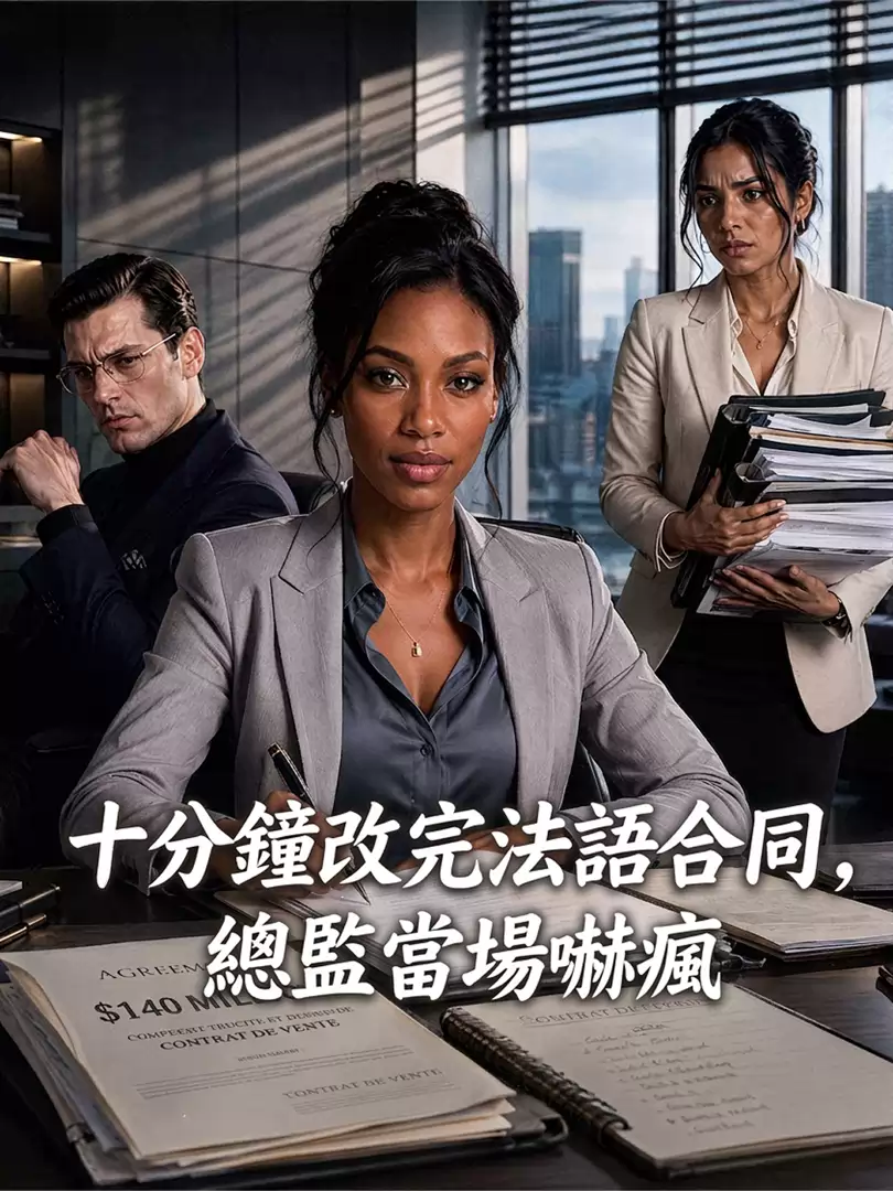 十分鐘改完法語合同，總監當場嚇瘋